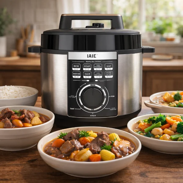 one-touch exhaust pressure cooker for family