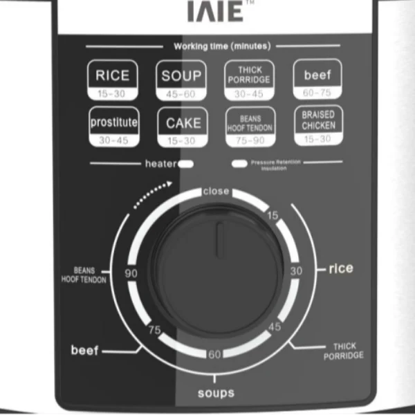 pressure cooker with one-touch exhaust