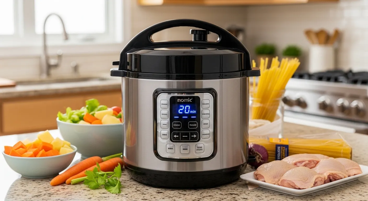Electric pressure cooker for family meals
