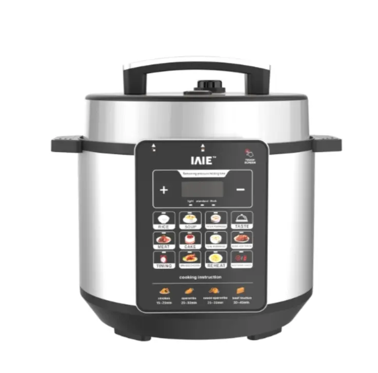 Electric pressure cooker for food production facilities