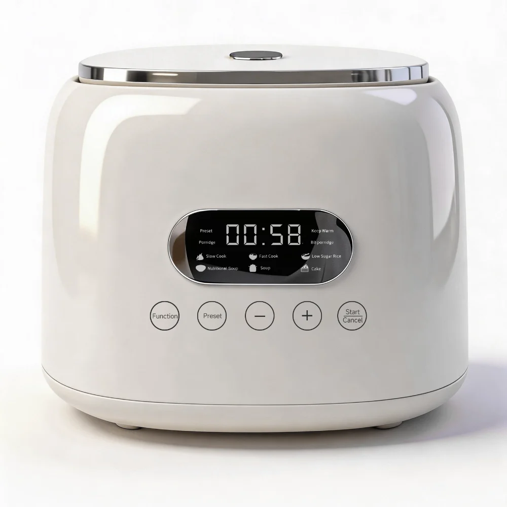 CYC-666K smart touch rice cooker front view