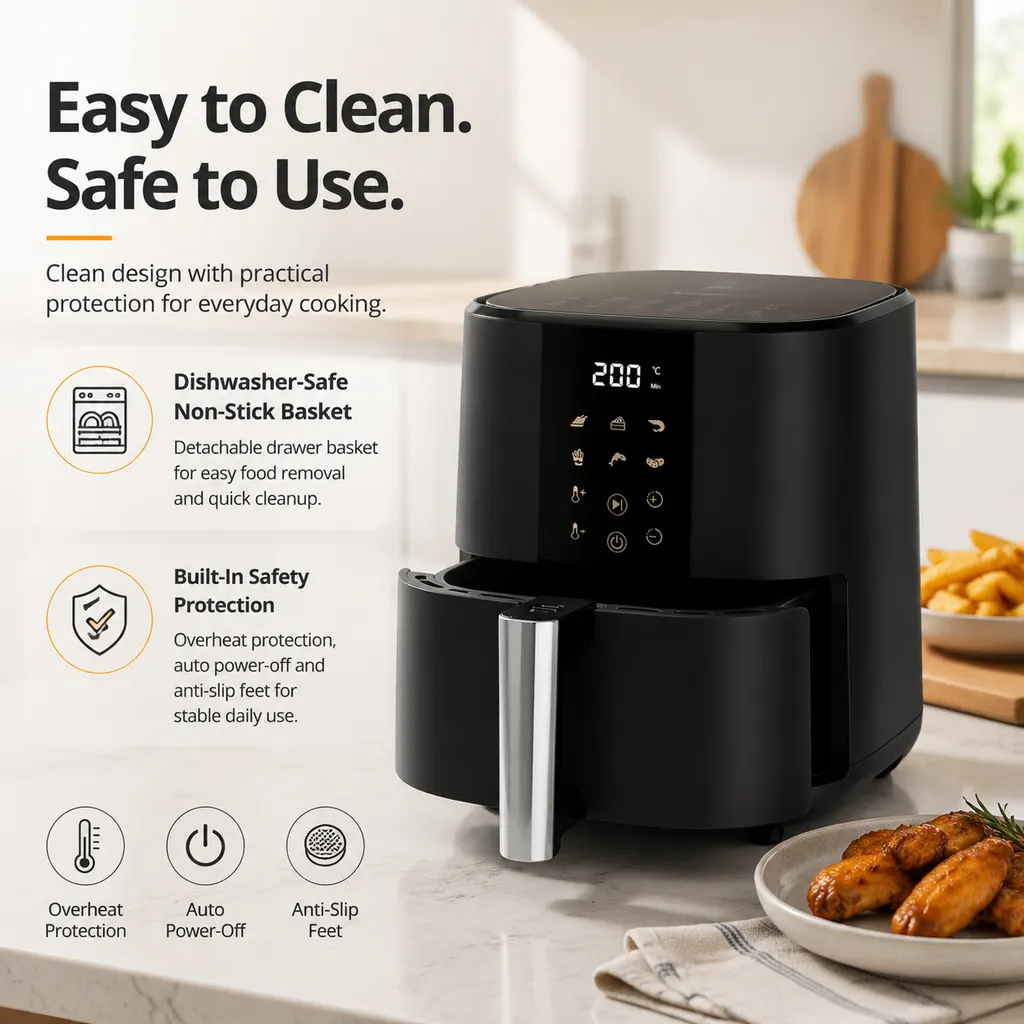 4L Digital Air Fryer Oven-3-179247582139