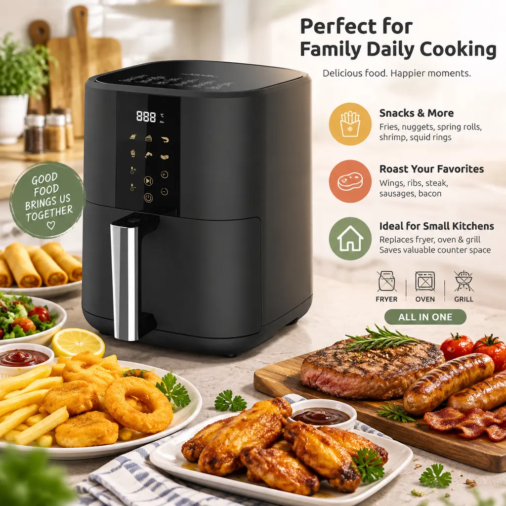 4L Digital Air Fryer Oven-5-1792475805560