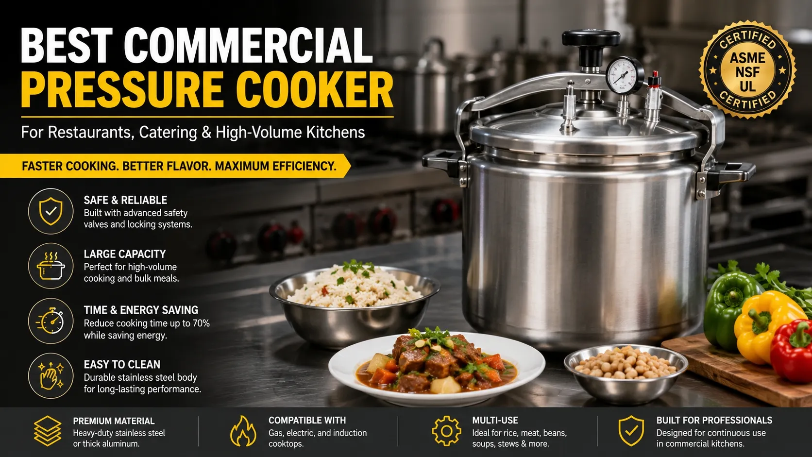 commercial electric pressure cooker