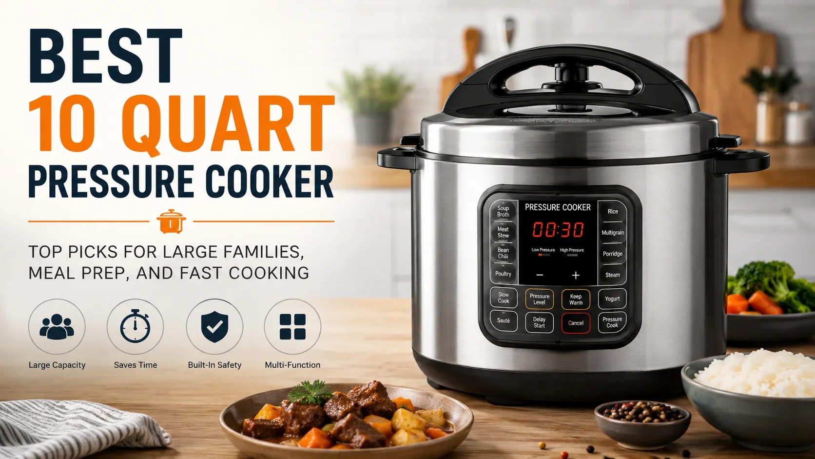 pressure cooker electric 10 quart