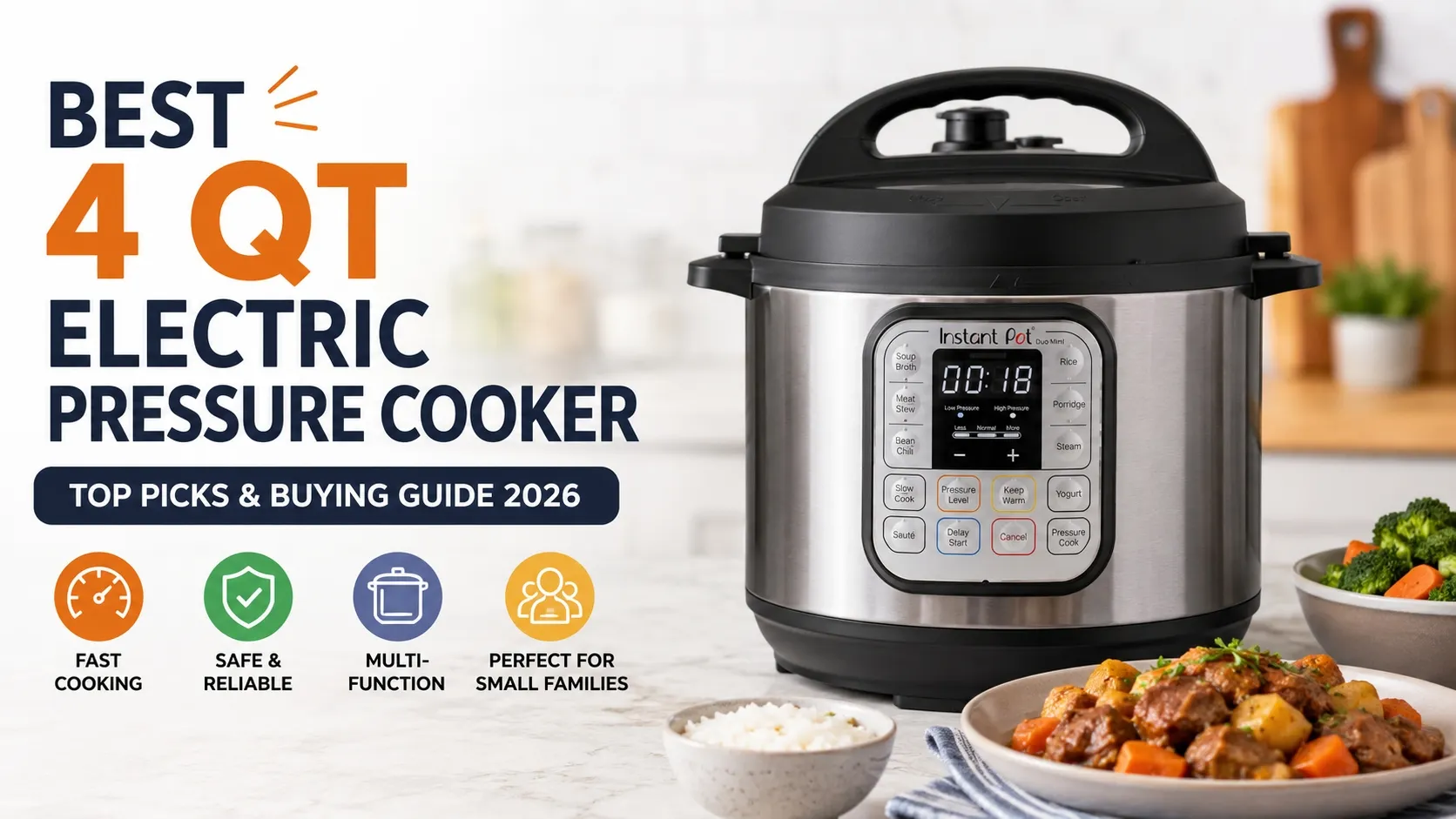 4 qt electric pressure cooker