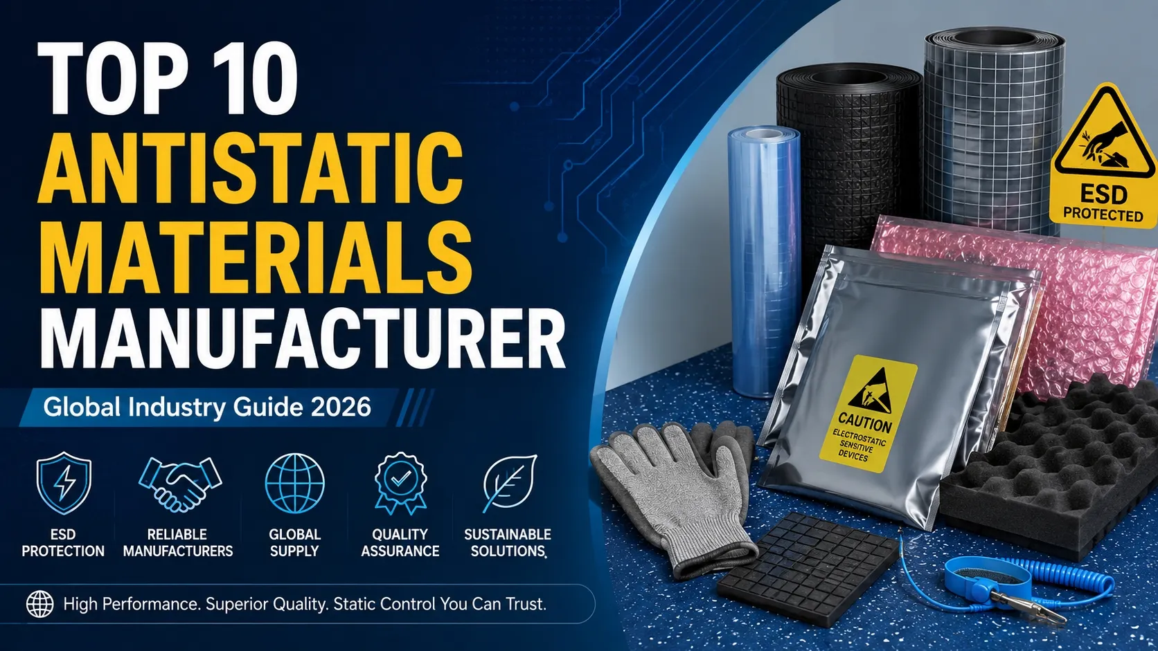 top 10 Antistatic materials manufacturer
