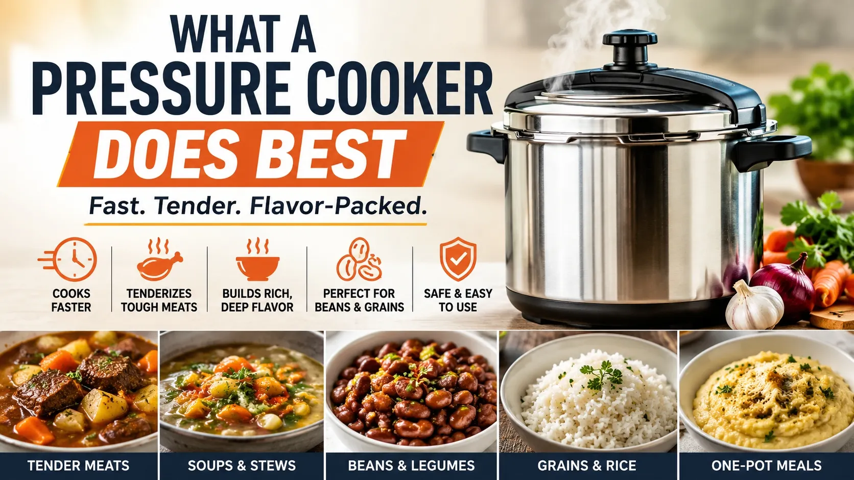 what can you cook in a pressure cooker