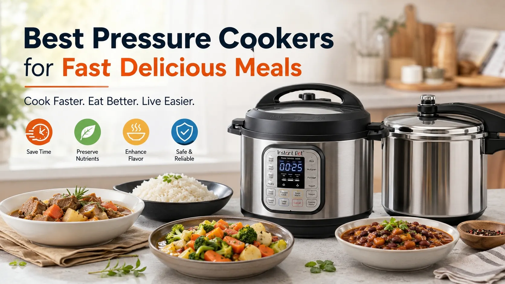 best pressure cookers for fast meals