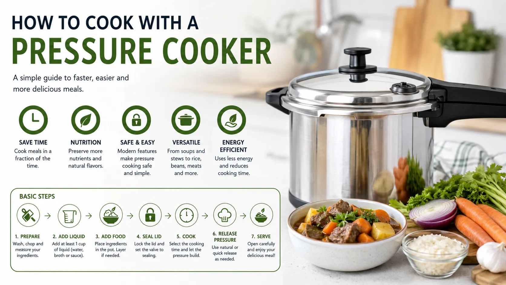 cooking with pressure cookers