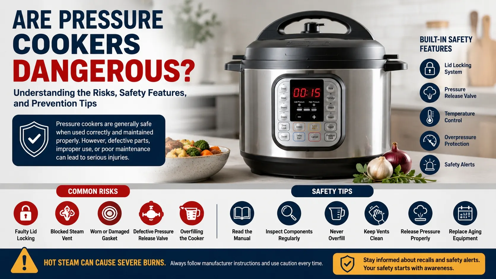 are pressure cookers dangerous
