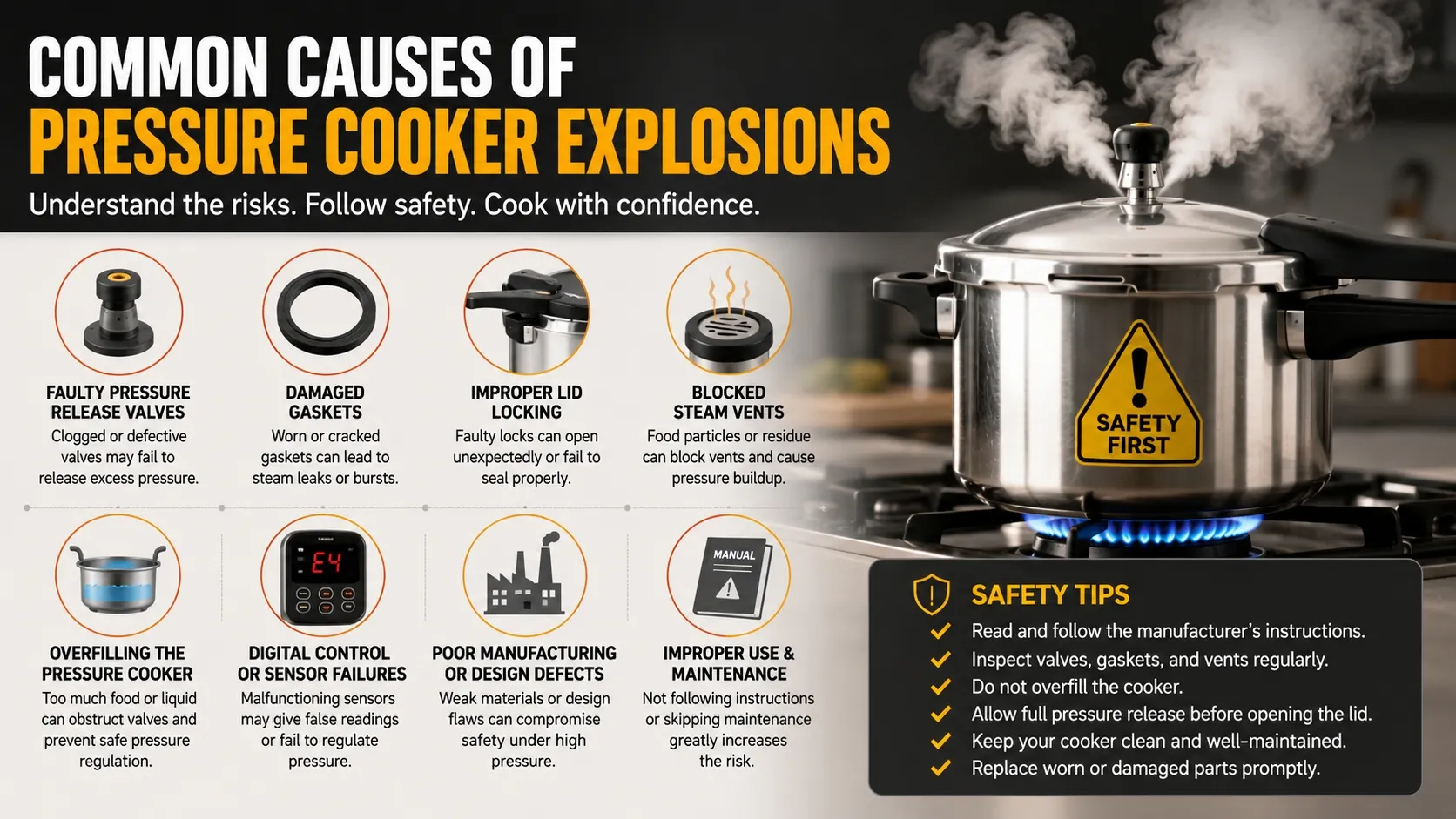 do pressure cookers explode