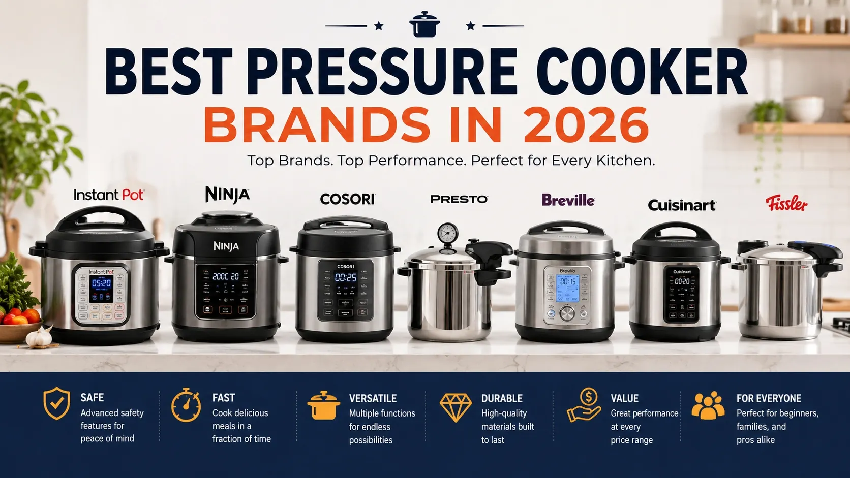 brands of pressure cookers