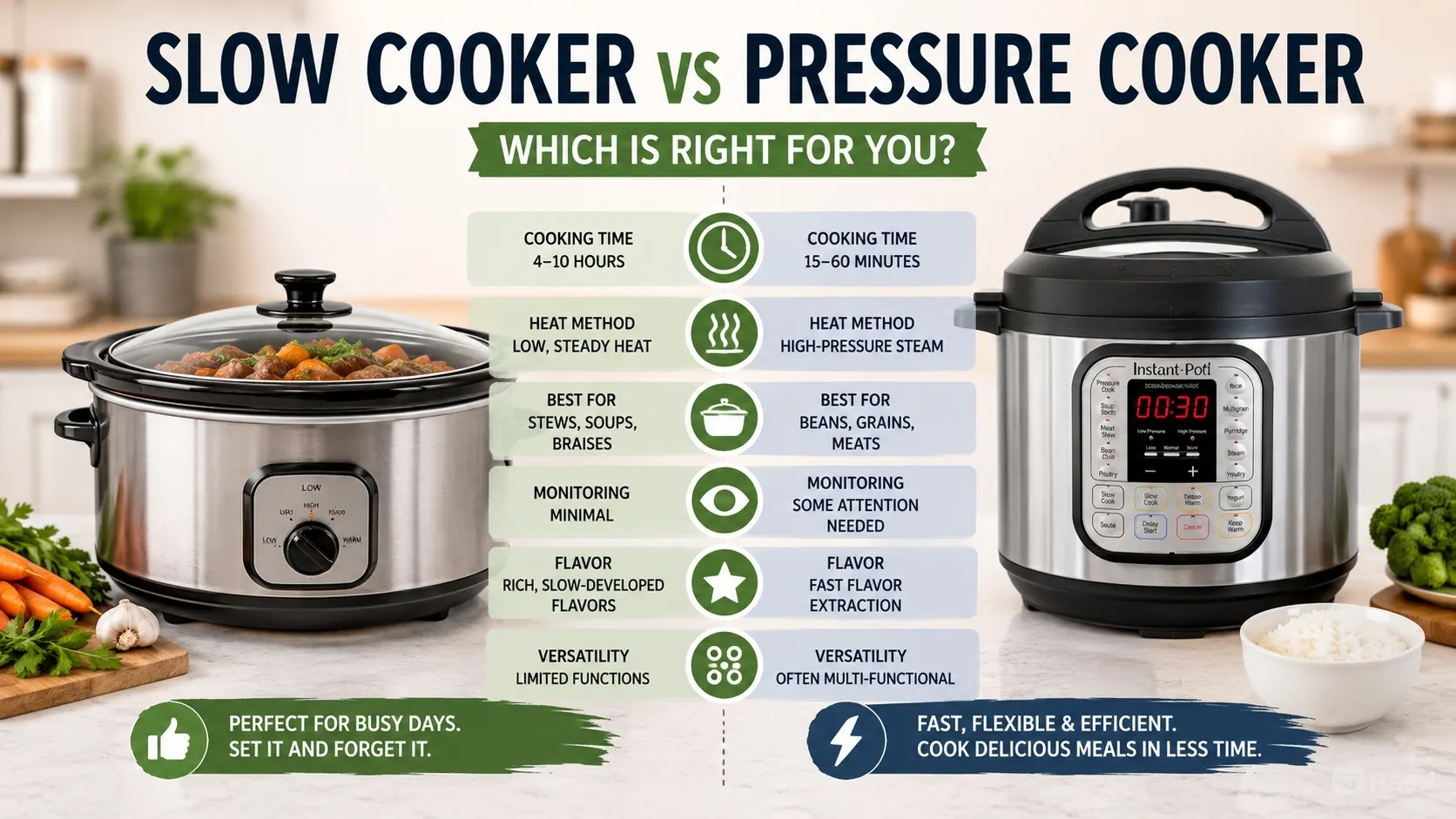 are crock pots and pressure cookers the same